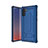 Silicone Matte Finish and Plastic Back Cover Case U01 for Samsung Galaxy Note 10 5G Blue