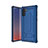Silicone Matte Finish and Plastic Back Cover Case U01 for Samsung Galaxy Note 10 Blue
