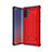 Silicone Matte Finish and Plastic Back Cover Case U01 for Samsung Galaxy Note 10 Red