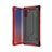 Silicone Matte Finish and Plastic Back Cover Case U01 for Samsung Galaxy Note 10 Red and Black