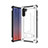 Silicone Matte Finish and Plastic Back Cover Case U01 for Samsung Galaxy Note 10 Silver