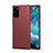 Silicone Matte Finish and Plastic Back Cover Case U01 for Samsung Galaxy Note 20 5G Red
