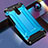 Silicone Matte Finish and Plastic Back Cover Case U01 for Xiaomi Redmi 8 Blue