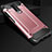 Silicone Matte Finish and Plastic Back Cover Case U01 for Xiaomi Redmi K30i 5G Rose Gold