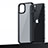 Silicone Matte Finish and Plastic Back Cover Case U04 for Apple iPhone 13