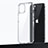 Silicone Matte Finish and Plastic Back Cover Case U04 for Apple iPhone 13 Mini