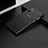 Silicone Matte Finish and Plastic Back Cover Case U04 for Samsung Galaxy Note 10 5G Black