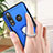 Silicone Matte Finish and Plastic Back Cover Case with Finger Ring Stand A01 for Huawei Nova 4