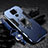 Silicone Matte Finish and Plastic Back Cover Case with Magnetic Finger Ring Stand for Huawei Mate 30 Lite