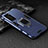Silicone Matte Finish and Plastic Back Cover Case with Magnetic Finger Ring Stand for Huawei P40 Pro