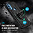 Silicone Matte Finish and Plastic Back Cover Case with Magnetic Finger Ring Stand for Motorola Moto G71 5G