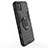 Silicone Matte Finish and Plastic Back Cover Case with Magnetic Finger Ring Stand for Realme C11