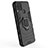 Silicone Matte Finish and Plastic Back Cover Case with Magnetic Finger Ring Stand for Realme C15