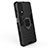Silicone Matte Finish and Plastic Back Cover Case with Magnetic Finger Ring Stand for Realme Narzo 20 Pro