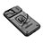 Silicone Matte Finish and Plastic Back Cover Case with Magnetic Finger Ring Stand KC4 for Apple iPhone 13 Pro Max