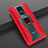 Silicone Matte Finish and Plastic Back Cover Case with Magnetic Finger Ring Stand KC6 for Xiaomi Redmi 10X 4G