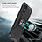 Silicone Matte Finish and Plastic Back Cover Case with Magnetic Finger Ring Stand MQ1 for Samsung Galaxy A51 5G