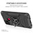 Silicone Matte Finish and Plastic Back Cover Case with Magnetic Finger Ring Stand MQ1 for Samsung Galaxy M31 Prime Edition