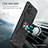 Silicone Matte Finish and Plastic Back Cover Case with Magnetic Finger Ring Stand MQ1 for Samsung Galaxy M60s