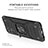 Silicone Matte Finish and Plastic Back Cover Case with Magnetic Finger Ring Stand MQ1 for Samsung Galaxy S20 Plus 5G