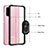 Silicone Matte Finish and Plastic Back Cover Case with Magnetic Finger Ring Stand MQ2 for Samsung Galaxy S20