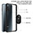 Silicone Matte Finish and Plastic Back Cover Case with Magnetic Finger Ring Stand MQ2 for Xiaomi Redmi Note 9 Pro Max