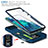 Silicone Matte Finish and Plastic Back Cover Case with Magnetic Finger Ring Stand MQ5 for Samsung Galaxy S20 FE (2022) 5G