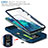 Silicone Matte Finish and Plastic Back Cover Case with Magnetic Finger Ring Stand MQ5 for Samsung Galaxy S20 Lite 5G