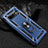 Silicone Matte Finish and Plastic Back Cover Case with Magnetic Finger Ring Stand R01 for Samsung Galaxy S10