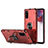 Silicone Matte Finish and Plastic Back Cover Case with Magnetic Finger Ring Stand R01 for Samsung Galaxy S20 5G