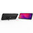 Silicone Matte Finish and Plastic Back Cover Case with Magnetic Finger Ring Stand R07 for Xiaomi Mi 9T