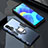 Silicone Matte Finish and Plastic Back Cover Case with Magnetic Finger Ring Stand S01 for Huawei Nova 6 5G