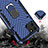 Silicone Matte Finish and Plastic Back Cover Case with Magnetic Finger Ring Stand S01 for Realme C11