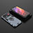 Silicone Matte Finish and Plastic Back Cover Case with Magnetic Finger Ring Stand S02 for Xiaomi Mi 11 Ultra 5G