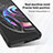 Silicone Matte Finish and Plastic Back Cover Case with Magnetic Finger Ring Stand S04 for Motorola Moto Edge 20 Pro 5G