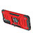 Silicone Matte Finish and Plastic Back Cover Case with Magnetic Finger Ring Stand T05 for Samsung Galaxy S21 5G Red