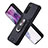 Silicone Matte Finish and Plastic Back Cover Case with Magnetic Finger Ring Stand Y01B for Samsung Galaxy S20