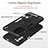 Silicone Matte Finish and Plastic Back Cover Case with Magnetic Finger Ring Stand YB1 for Motorola Moto G62 5G