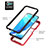 Silicone Matte Finish and Plastic Back Cover Case with Magnetic Finger Ring Stand YB1 for OnePlus Nord N200 5G
