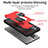 Silicone Matte Finish and Plastic Back Cover Case with Magnetic Finger Ring Stand ZJ2 for Samsung Galaxy Note 20 5G