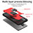 Silicone Matte Finish and Plastic Back Cover Case with Magnetic Finger Ring Stand ZJ2 for Samsung Galaxy S20 FE (2022) 5G
