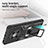 Silicone Matte Finish and Plastic Back Cover Case with Magnetic Finger Ring Stand ZL1 for Huawei Mate 40