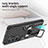 Silicone Matte Finish and Plastic Back Cover Case with Magnetic Finger Ring Stand ZL1 for Huawei P40 Pro