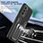 Silicone Matte Finish and Plastic Back Cover Case with Magnetic Finger Ring Stand ZL1 for Samsung Galaxy A52 5G