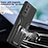 Silicone Matte Finish and Plastic Back Cover Case with Magnetic Finger Ring Stand ZL1 for Samsung Galaxy Note 20 5G