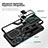 Silicone Matte Finish and Plastic Back Cover Case with Magnetic Finger Ring Stand ZL1 for Samsung Galaxy S20 Plus 5G