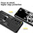 Silicone Matte Finish and Plastic Back Cover Case with Magnetic Finger Ring Stand ZL1 for Samsung Galaxy S20 Ultra 5G