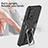 Silicone Matte Finish and Plastic Back Cover Case with Magnetic Finger Ring Stand ZL1 for Xiaomi Redmi K30S 5G