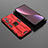 Silicone Matte Finish and Plastic Back Cover Case with Magnetic Stand A01 for Xiaomi Mi 12 Lite 5G