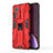 Silicone Matte Finish and Plastic Back Cover Case with Magnetic Stand A02 for Xiaomi Mi 12X 5G